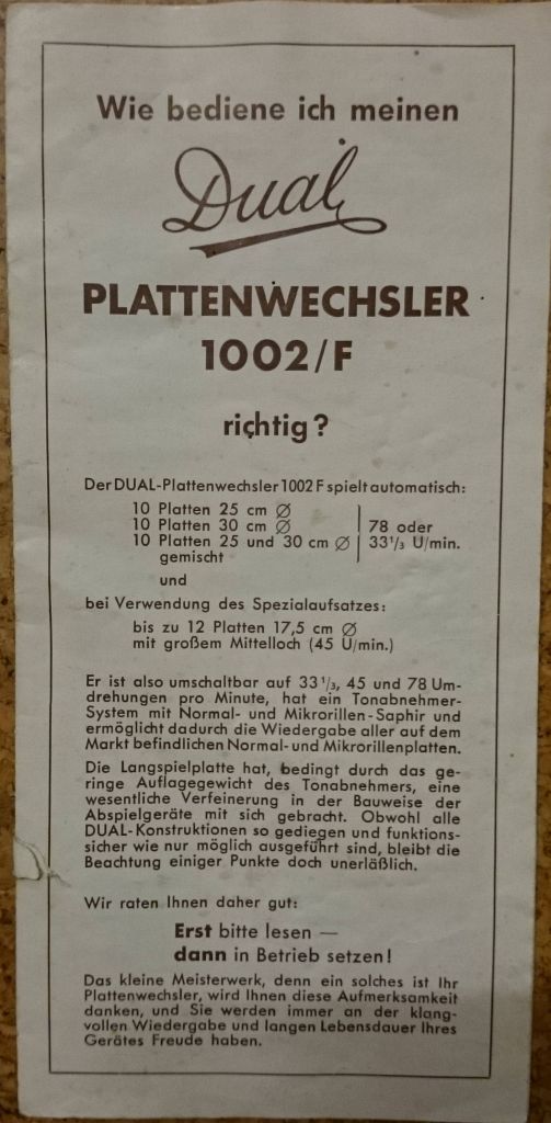 bedienungsanleitung
